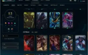 CONTA DE LOL MAIN YASUO LV 375, 53 SKINS MUITA MAESTRIA!!!