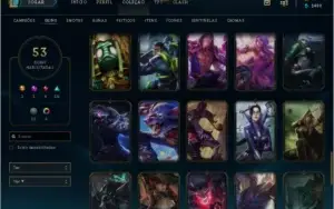 CONTA DE LOL MAIN YASUO LV 375, 53 SKINS MUITA MAESTRIA!!!