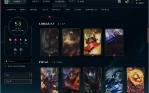 CONTA DE LOL MAIN YASUO LV 375, 53 SKINS MUITA MAESTRIA!!!