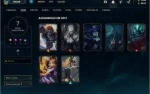 Conta Diamante 2 com RP e vários champs