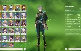 Qiqi +1 / Jean / Eula / Alhaitham/ zhongli