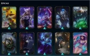 conta lol 227 skins platina 4