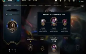 Conta de lol bronze 3(provisorio) com skins top
