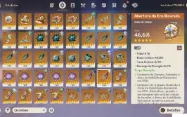 Conta TOP Genshin - Itto C6 + Raiden C6 + 40k Gemas