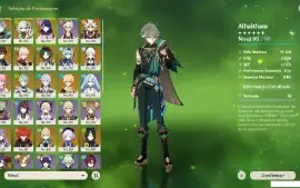 Conta TOP Genshin - Itto C6 + Raiden C6 + 40k Gemas