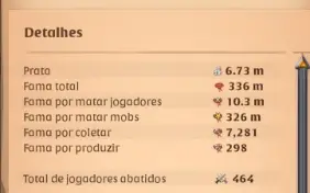 Conta Albion 336m de fama