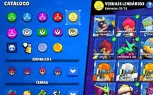 105/105 BRAWLERS/ 125k troféus / 350+ skins