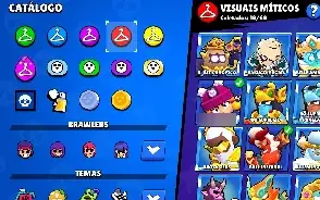 105/105 BRAWLERS/ 125k troféus / 350+ skins