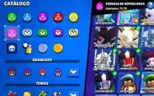 105/105 BRAWLERS/ 125k troféus / 350+ skins