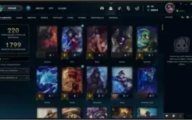 Conta League of Legends Diamante 4 1151 skins