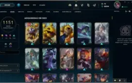 Conta League of Legends Diamante 4 1151 skins