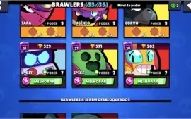Conta brawl stars 22k max quase full