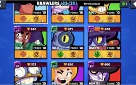 Conta brawl stars 22k max quase full