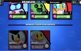 Conta brawl stars 22k max quase full