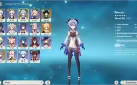 🔴 Conta Genshin (BR) AR 53, Vários personagens 5⭐ e arma 5⭐