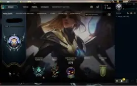 Conta Platina IV com TODOS os campeões, 53 skins 2 ultimates