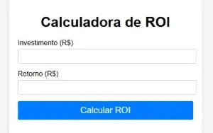 Simuladores de Investimentos em HTML, CSS e JS para Sites