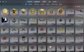 Counter-Strike 2 Prime Com Medalhas Raras E Antigas