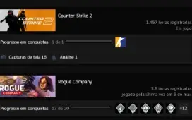 Counter-Strike 2 Prime Com Medalhas Raras E Antigas
