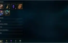 conta de League of Legends barato