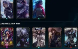 conta de League of Legends barato