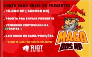 ✨CONTA PARA ENVIAR PRESENTE (15.000 RP) - LEAGUE OF LEGENDS