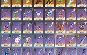 AR 57! Hutao,Zhongli, Venti Baal C1, Ganyu, Ayaka, Yelan