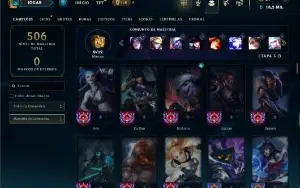 Unranked com 115 Champs e 79 Skins ( ADC / JG )