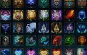 CONTA (SEASON 4) PLATINA(SOLOQ, FLEX E TFT)NVL 150+ 50 SKINS