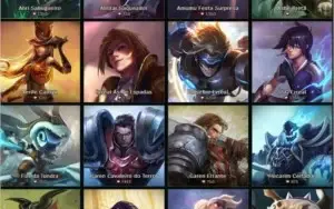 CONTA (SEASON 4) PLATINA(SOLOQ, FLEX E TFT)NVL 150+ 50 SKINS