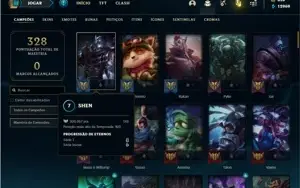 Conta ouro 4 com 102 Champs e 100 Skins + 659 RP