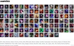 Conta ouro 4 com 102 Champs e 100 Skins + 659 RP
