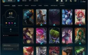CONTA NÍVEL 230, 48 SKINS, OURO 3