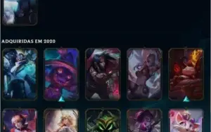 CONTA NÍVEL 230, 48 SKINS, OURO 3