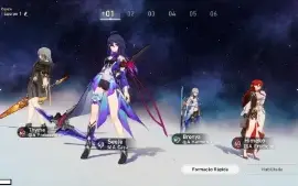 Seele + Bronya + Himeko + 2600 jades com benção ativa.