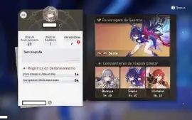 Seele + Bronya + Himeko + 2600 jades com benção ativa.