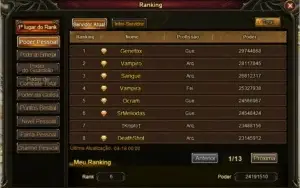 Conta Legend online Português