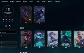 Conta League of legends Mestre.