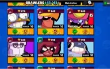 Conta Brawl Stars FULL + Clube top 10BR