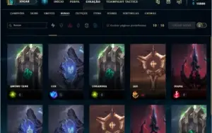 Ouro - Todos os campeões - 181 Skins