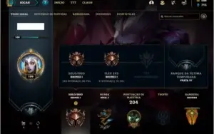 Conta bronze 1 com 84 champ e 41 skins +1 Prestigio + 588 RP