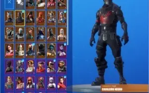 Conta Fortnite Cavaleiro Negro
