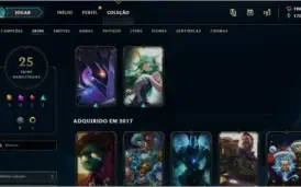 Conta Lol Gold 1 82 Champs 25 Skins