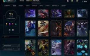 Conta Lol Gold 1 82 Champs 25 Skins