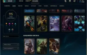 Conta Lol Gold 1 82 Champs 25 Skins