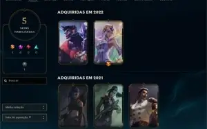 conta lol platina 4 57%wr