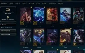 conta lol platina 4 57%wr