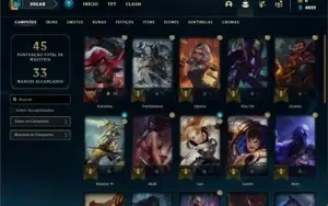 Conta Platina 3 com 27 Champs e 7 Skins
