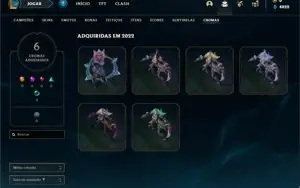 Conta Platina 3 com 27 Champs e 7 Skins