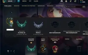 Conta Platina 3 com 27 Champs e 7 Skins